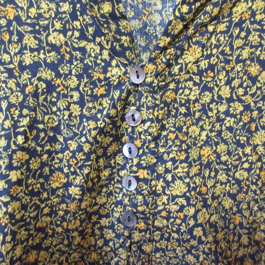 パラスパレス 長袖ロングワンピース 総柄 小花柄 サイズ2 Pal'las Palace 美品 pal'las palace パラスパレス 小花柄