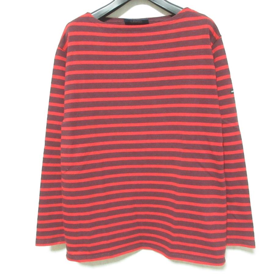 美品　セントジェームス　ボーダーカットソー　ウェッソン　バスクシャツ　T6 SAINT JAMES セントジェームス｜ウエッソン ボーダーバスクシャツ