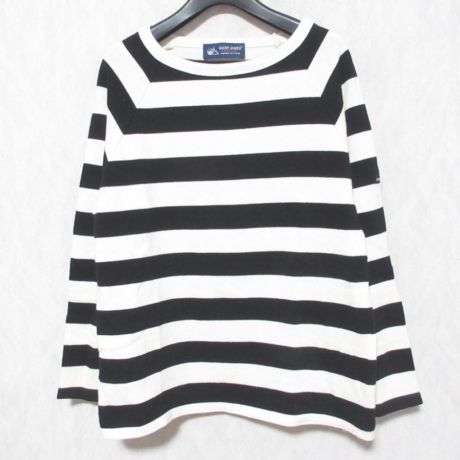 SAINT JAMES（セントジェームス） 美品 ウェッソン ボーダー クルー