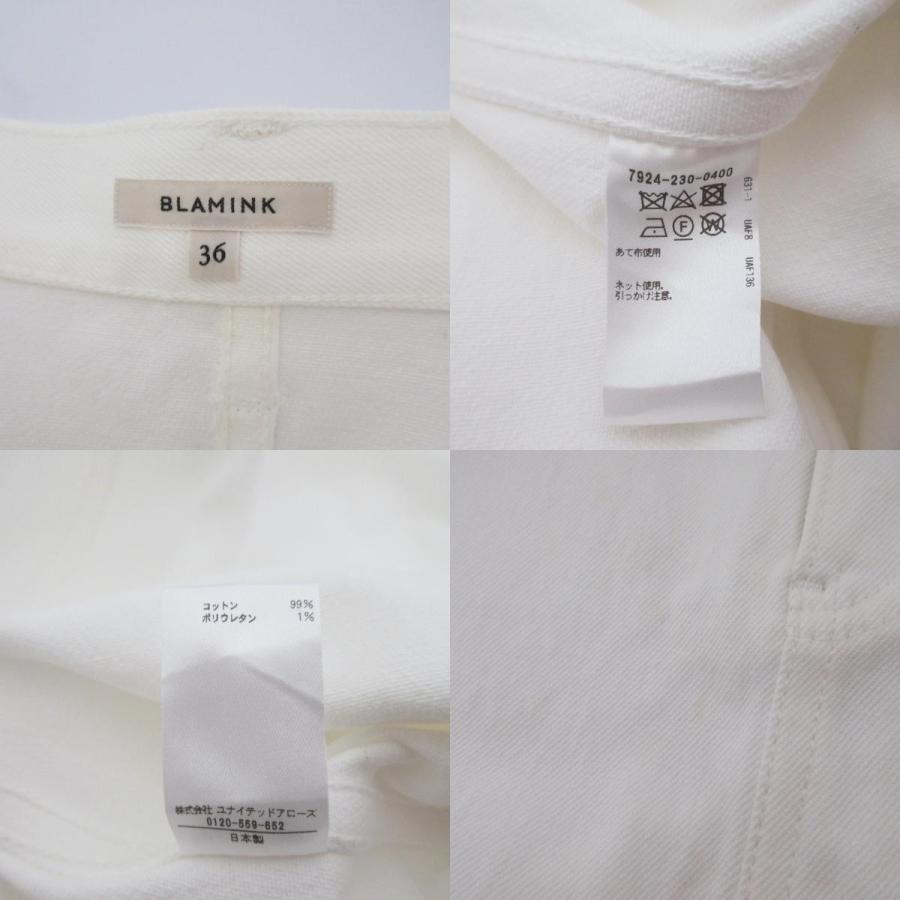 BLAMINK 良品 ブラミンク コットンストレッチバックポケットスカート