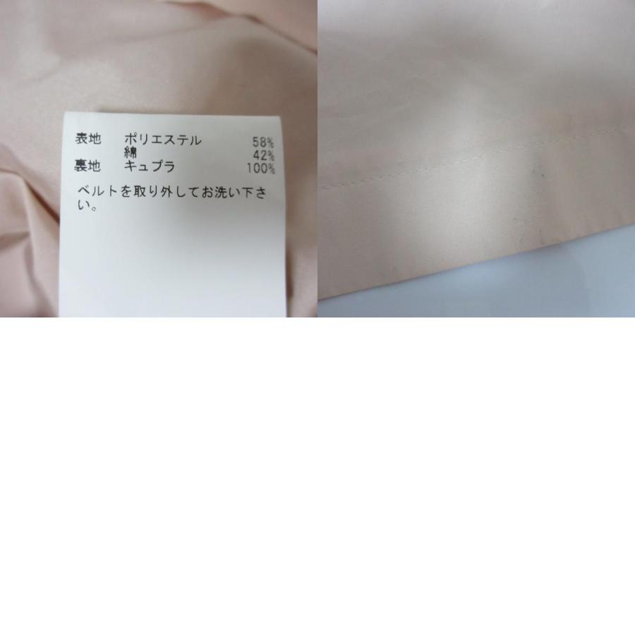 アナイ　シャンタンドレスコート　ピンクベージュ　36 ANAYI（アナイ） 良品 22SS ANAYI ライトシャンタンドレスコート