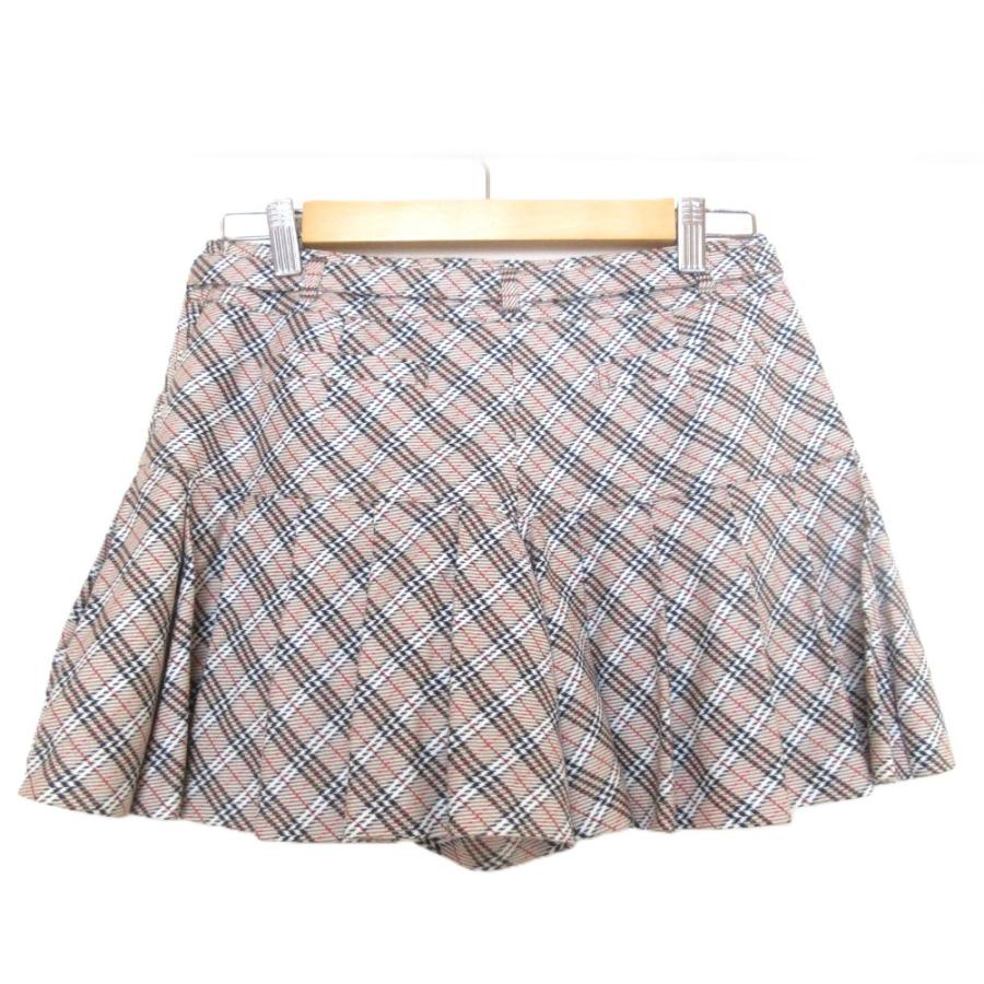BURBERRY チェック柄 キュロットスカート　S.M BURBERRY チェック柄 キュロットスカート S.M