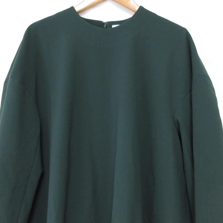 エンフォルド ENFOLD ダブルクロス ギャザーヘム BIG PULLOVER 【公式