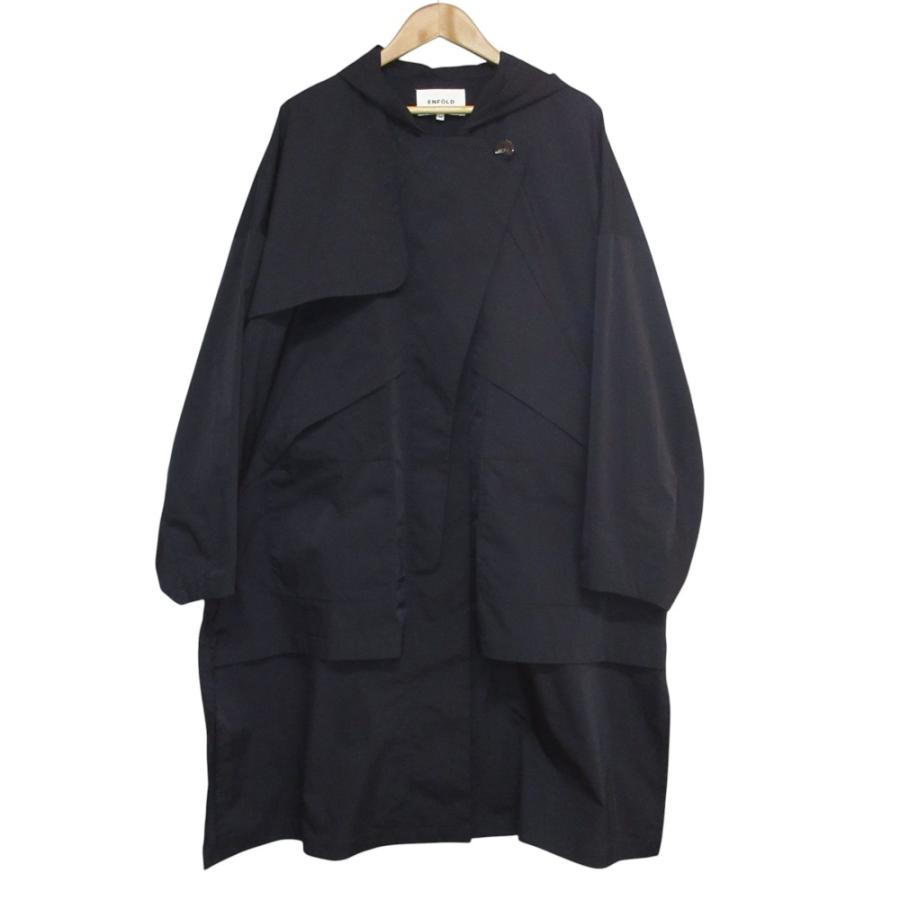 エンフォルド　ロング　コート ENFOLD（エンフォルド） 美品 22SS ENFOLD SOLOTEX ツイル BIG OVER