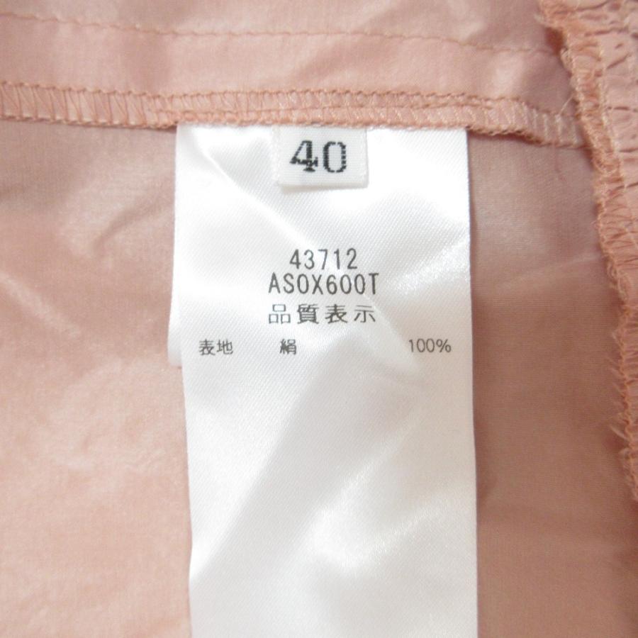 新品同様 FOXEY フォクシー Skirt Paefait シルク ロングティアード  