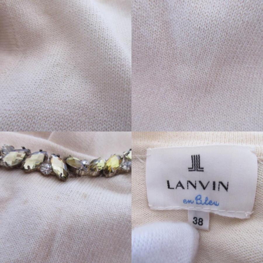 LANVIN en Bleu 良品 ランバンオンブルー ビジュー カーディガン