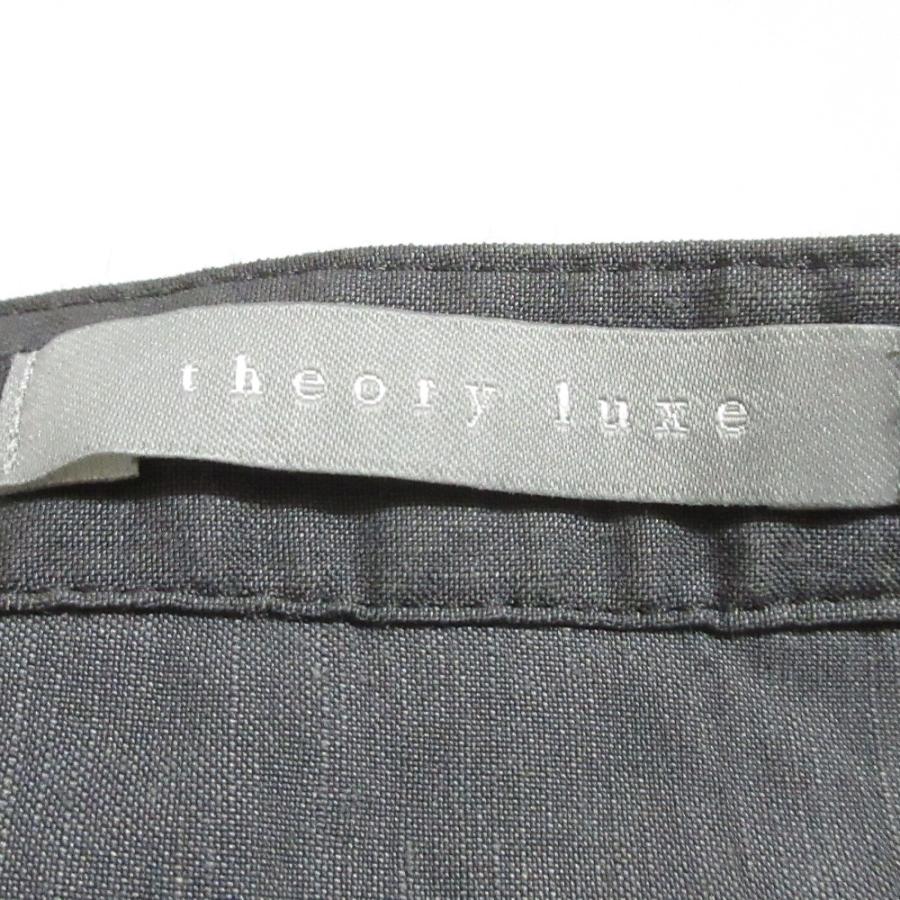 美品✨ セオリーリュクス Crisp Linen Dipti ブルゾン 洗える セオリーリュクス Theory luxe ブルゾン CRISP LINEN KATIA （ブラック