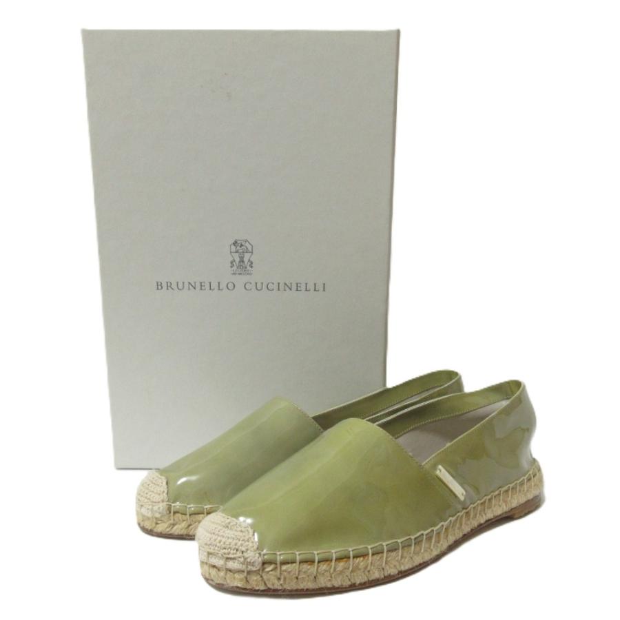 BRUNELLO CUCINELLI（ブルネロクチネリ） 良品 パテントレザー 