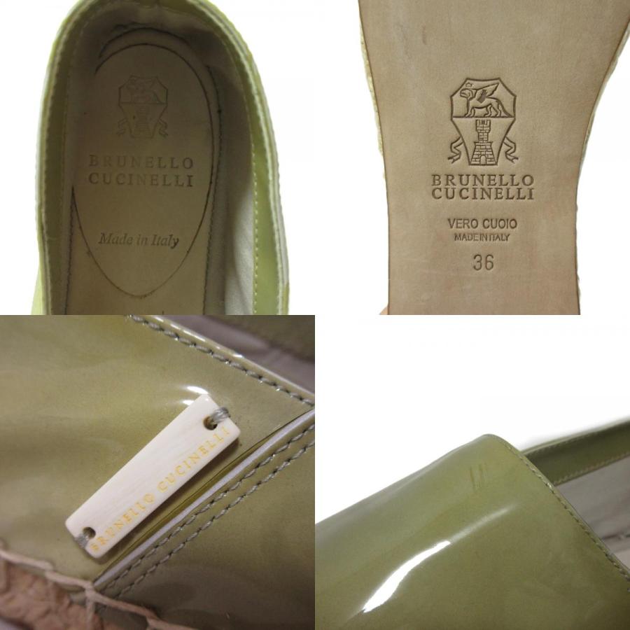 BRUNELLO CUCINELLI（ブルネロクチネリ） 良品 パテントレザー 