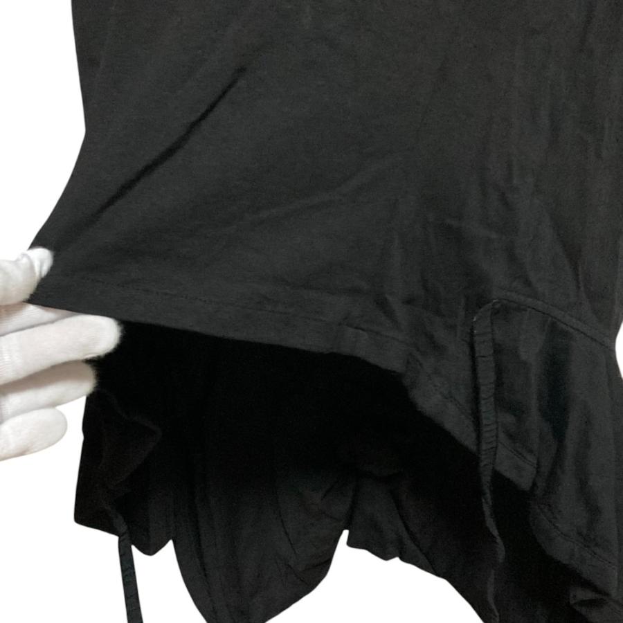 Y's ヨウジヤマモト変形カットソー　黒　サイズ2 made in Japan Y's（ワイズ） Y's YOHJI YAMAMOTO ヨウジヤマモト 変形 スリーブレス
