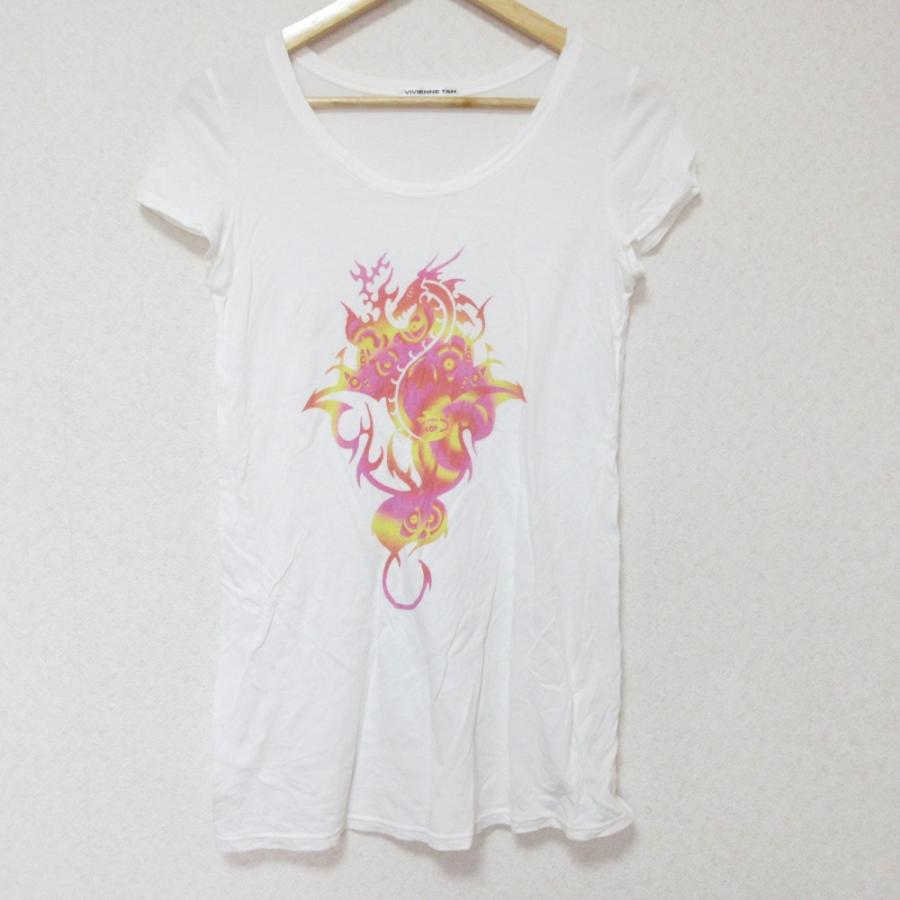 VIVIENNE TAM（ヴィヴィアンタム） 良品 半袖 ドラゴンプリント 