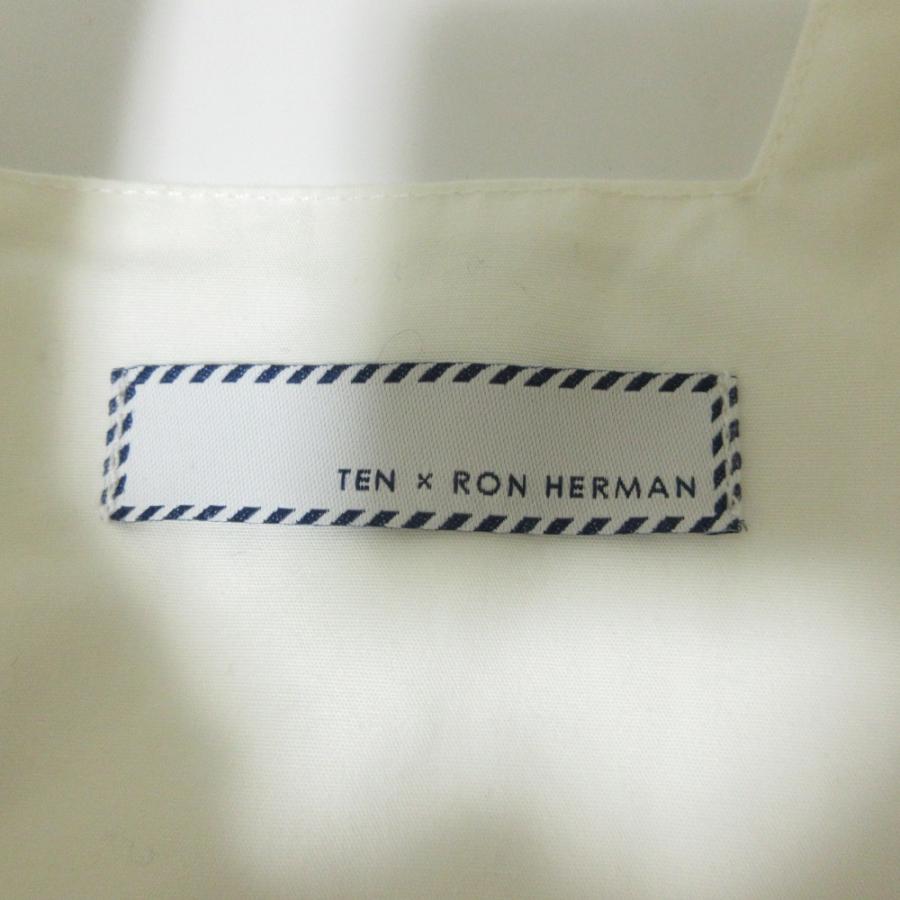 良品 TEN × Ron Herman テン×ロンハーマン 長袖 スクエアネック フリル