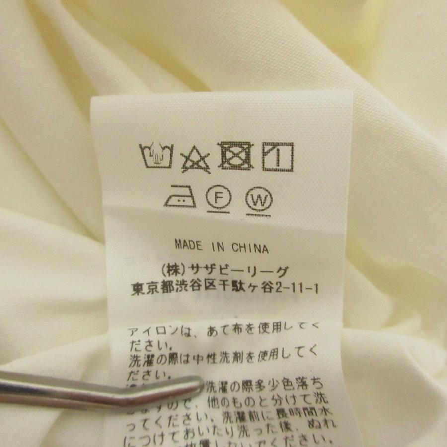 良品 TEN × Ron Herman テン×ロンハーマン 長袖 スクエアネック フリルギャザーブラウス XS ホワイト レディース 古着 中古 USED 良品 TEN × Ron Herman テン×ロンハーマン 長袖 スクエアネック フリル