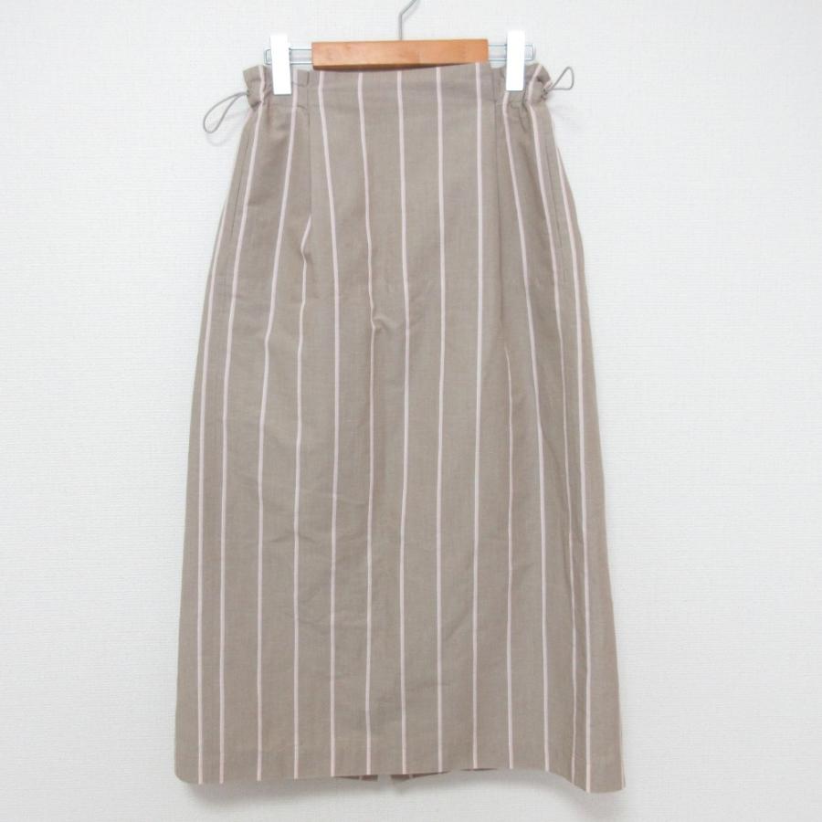 DRAWER（ドゥロワー） 良品 オルタネイトストライプ スカート 6524-299