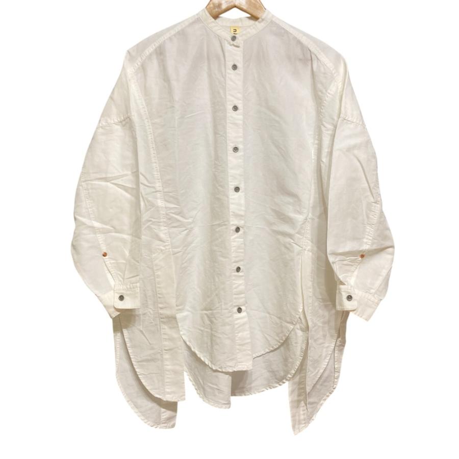 nagonstans 美品 ナゴンスタンス C/Liタッサーオーバーシャツ イレヘム 