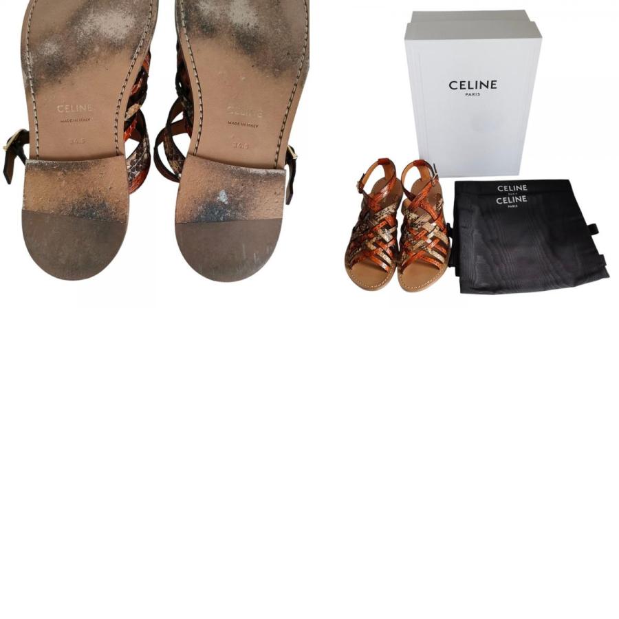 CELINE（セリーヌ） 美品 パイソンレザー クロスストラップ