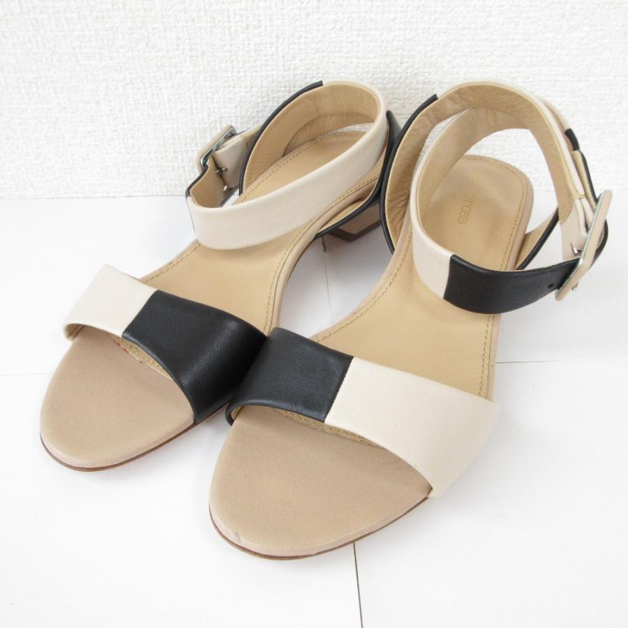 Sergio rossi（セルジオロッシ） 美品 バイカラー アンクルストラップ 