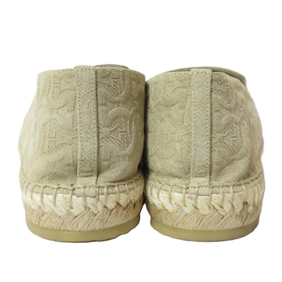 未使用級 Salvatore Ferragamo エスパドリーユ 新品同様 サルヴァトーレフェラガモ SUE CG エスパドリーユ ロゴ