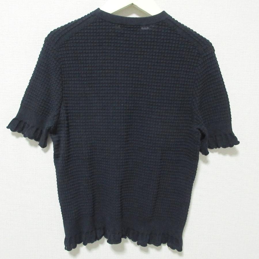 theory（セオリー） 美品 22SS Theory レーストリム ニット トップス 