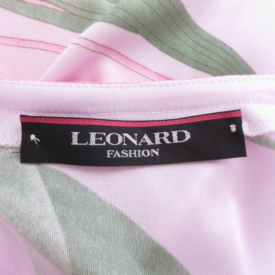 LEONARD FASHION 美品 レオナール カンカン フラワープリント