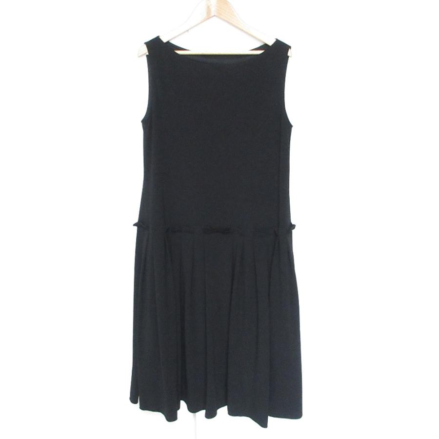 美品 FOXEY NEW YORK フォクシーニューヨーク ストレスフリー ドレス ワンピース 40646 サイズ40 ブラック レディース 古着 中古 USED FOXEY NEW YORK 美品 フォクシーニューヨーク ストレスフリー ドレス
