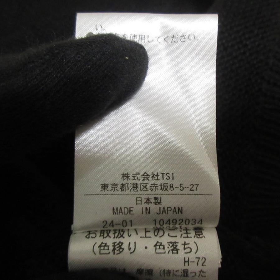 美品 24SS MARGARET HOWELL マーガレットハウエル コットンリネン Vネック ノースリーブセーター ニットベスト サイズ2 ブラック レディース 古着 中古 USED MARGARET HOWELL - 美品 24SS MARGARET HOWELL マーガレットハウエル