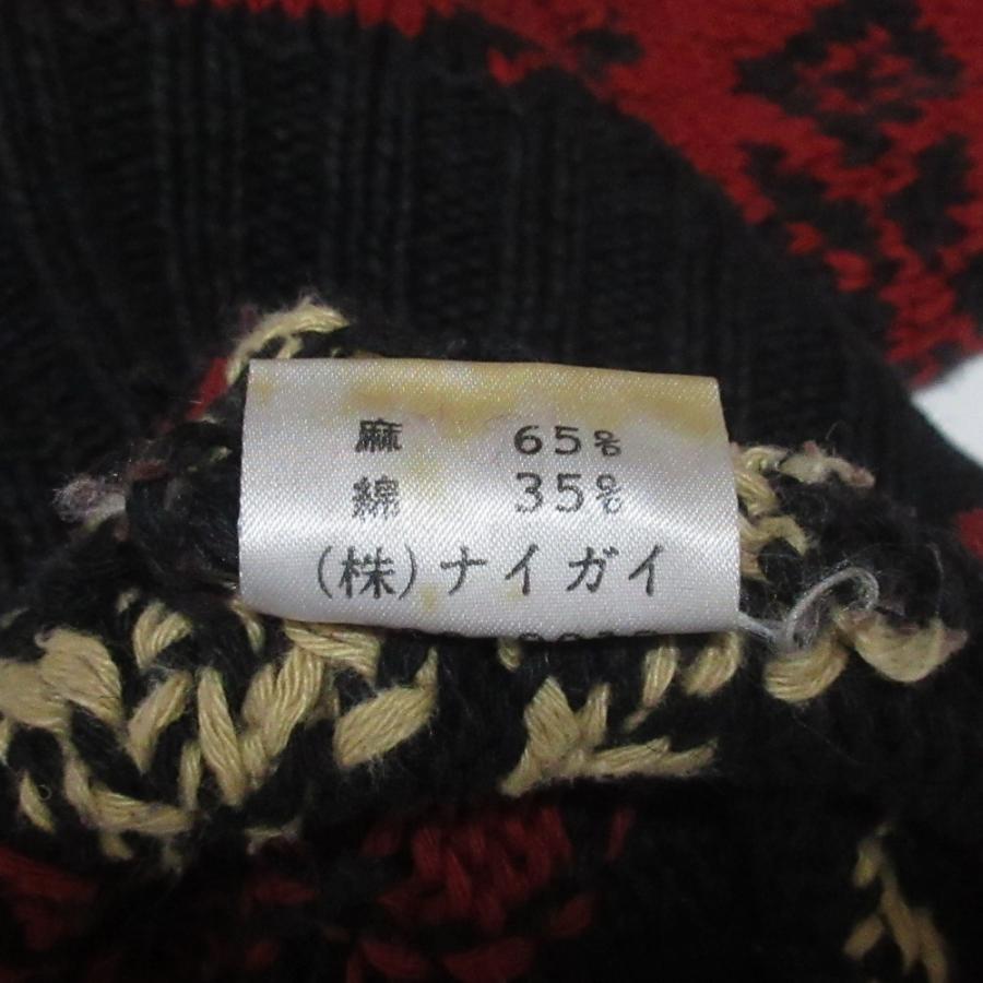 美品✨90sポロラルフローレン ポロベア ノルディック柄 ハンドニット L-XL 90's 