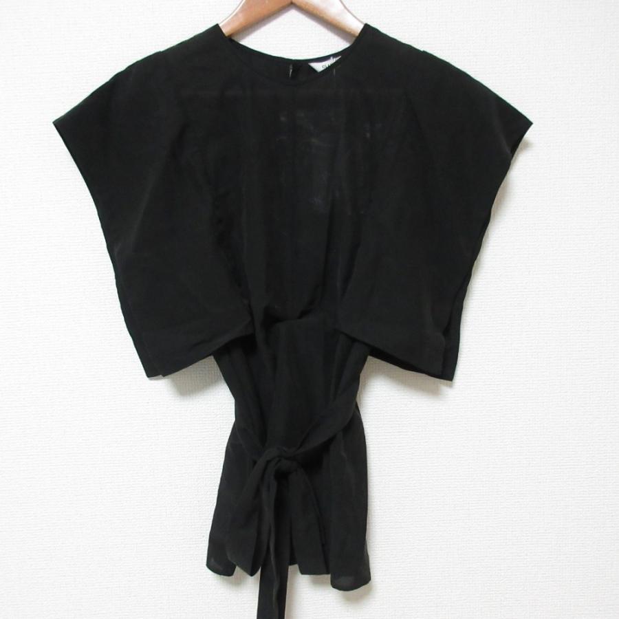 未使用 25SS CLANE クラネ SQUARE SLEEVE BLOUSE ブラウス サイズ1 ブラック  レディース 古着 中古 USED CLANE（クラネ） 未使用 25SS CLANE SQUARE SLEEVE BLOUSE ブラウス