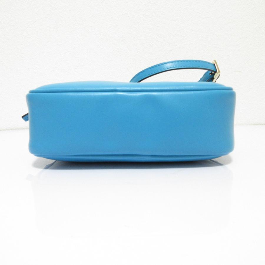 ESCADA（エスカーダ） 美品 レザー メタルロゴ ミニ ショルダーバッグ