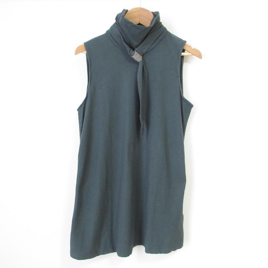 【極美品】ブルネロクチネリ　長袖ボウタイトップス　モニーレ　グレー　Sサイズ 極美品】ブルネロクチネリ 長袖ボウタイトップス モニーレ グレー S