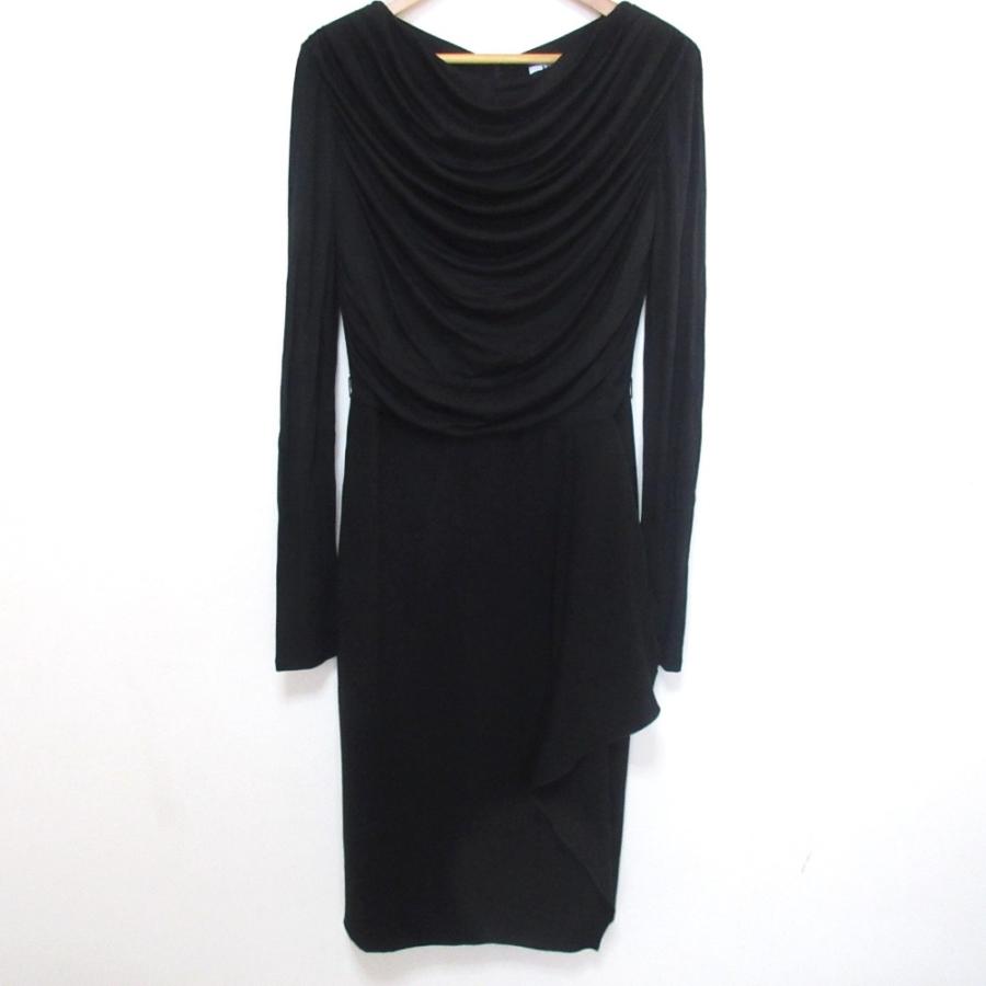 Max Mara（マックスマーラ） 美品 ドレープ 長袖 マキシ丈 ドレス