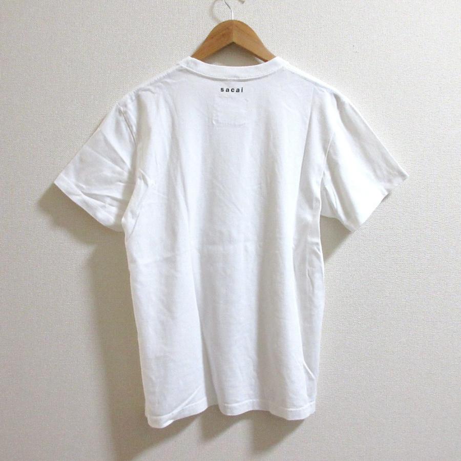 良品 Sacai×KAWS サカイ カウズ TOKYO FIRST TEE 半袖 Tシャツ 21-0325S サイズ1 ホワイト レディース 古着 中古 USED sacai（サカイ） 良品 Sacai×KAWS カウズ TOKYO FIRST TEE 半袖 T