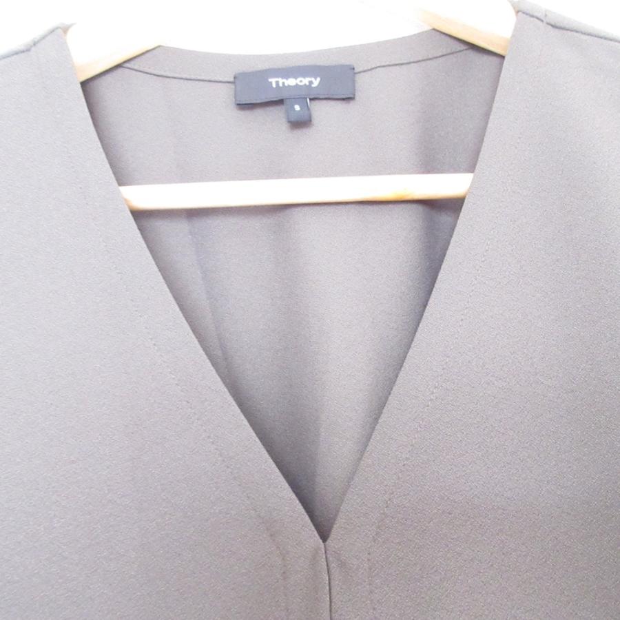 theory（セオリー） 美品 SHALLOW.GGT PAGIE 半袖 Vネック プル 