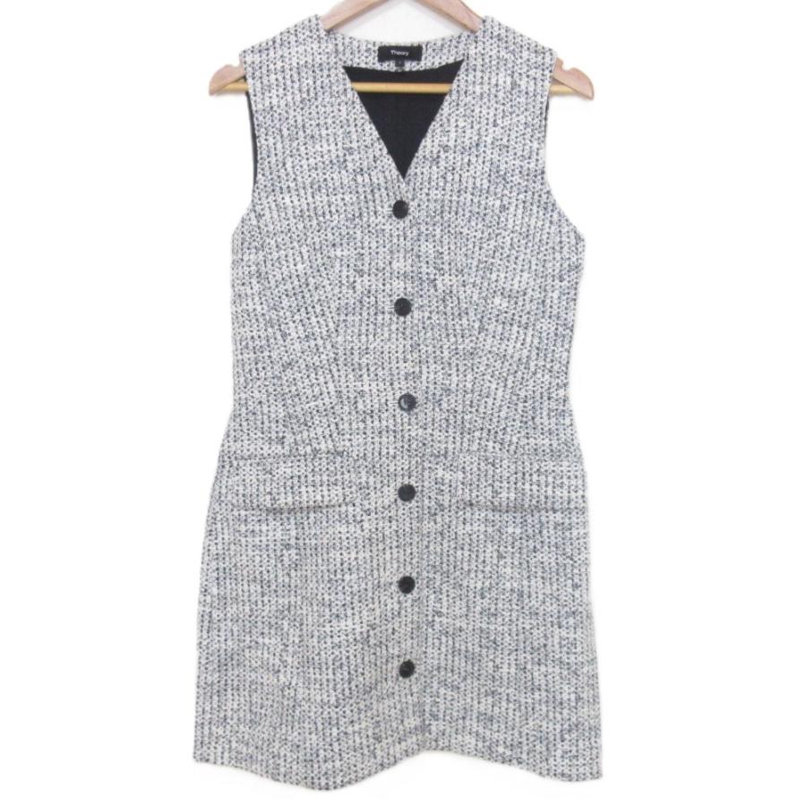 theory（セオリー） 美品 25SS theory MOD TWEED BLAZER DRESS