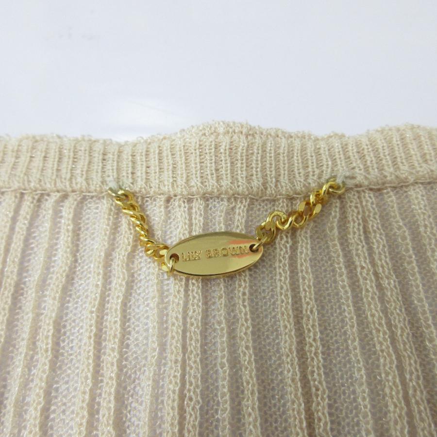 LILY BROWN（リリーブラウン） 未使用 25SS LILY BROWN クロップド丈 V