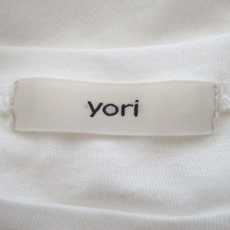 Yori 美品 ヨリ 七分袖 ティアード チュニック カットソー YR1914