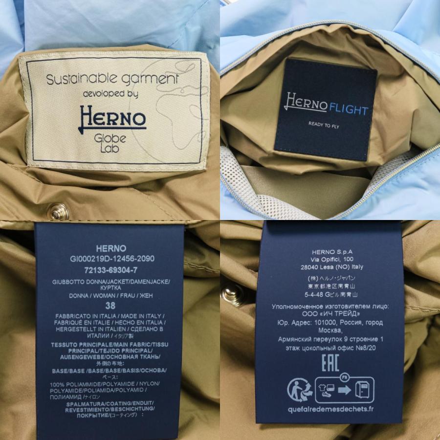 HERNO（ヘルノ） 美品 24SS HERNO リバーシブル フーデッド ナイロン 