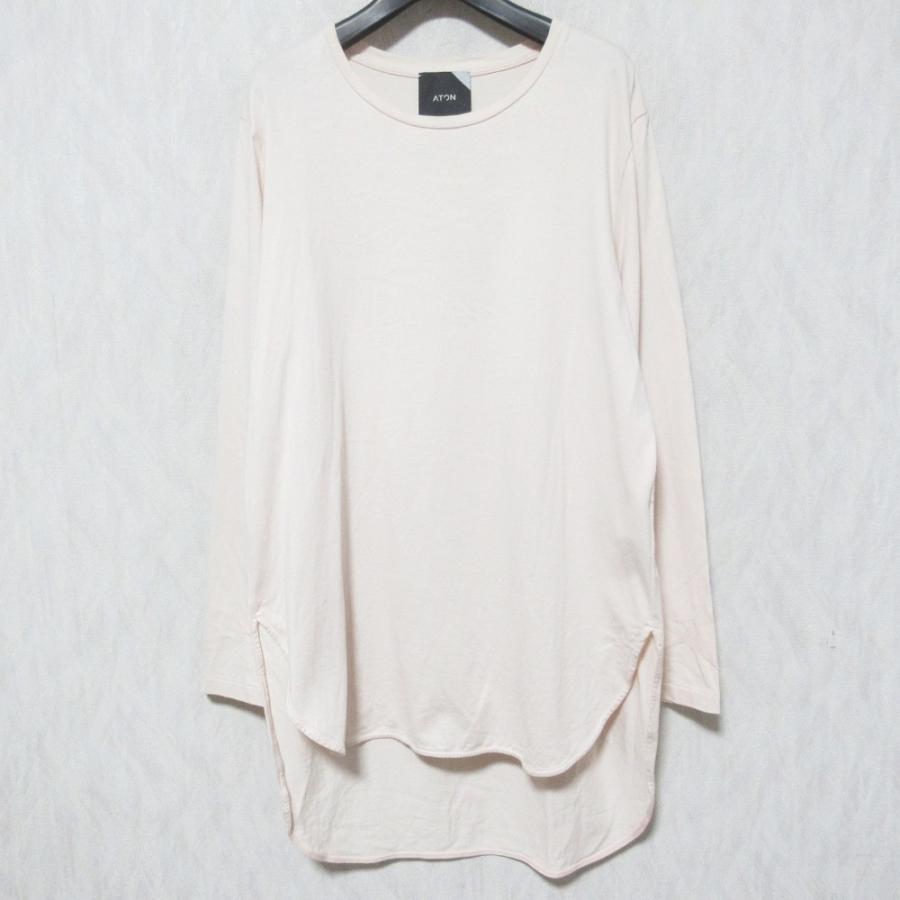 ATON（エイトン） 美品 UVIN 60/2 LONG SLEEVE ROUND-HEM Tシャツ