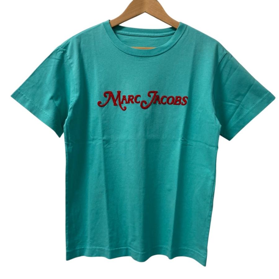 MARC JACOBS 良品 マークジェイコブス THE LOGO T-SHIRT ビーズ刺繍  
