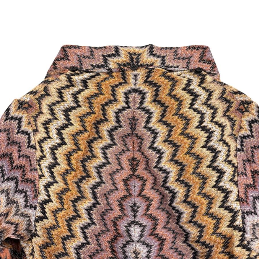 MISSONI 美品 ミッソーニ シェブロン オープンフロント ニット
