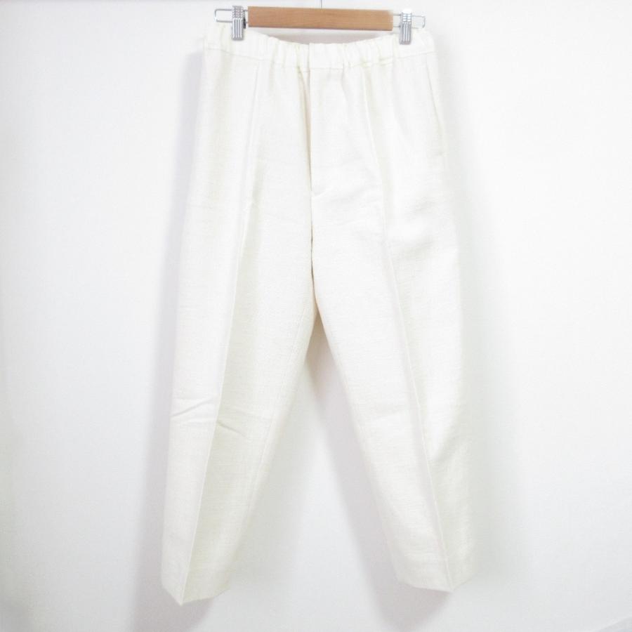 DRAWER（ドゥロワー） 美品 ラメ糸 九分丈 コットンナナコギャザー