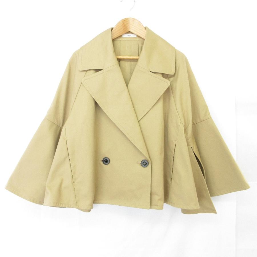 yori コットンショートトレンチコート Yori 良品 23SS yori ヨリ コットンショートトレンチコート YR25