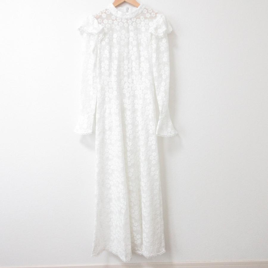 美品 クリーニング済み Miss Rosier ミスロジア フラワーエンブロイ