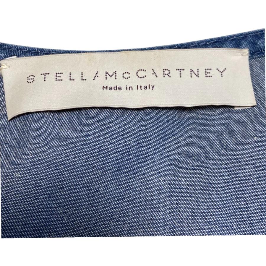 新品 未使用 ステラマッカートニー ノースリーブ ミニワンピース Ｍ〜Lサイズ 新品 未使用 ステラマッカートニー ノースリーブ ミニワンピース