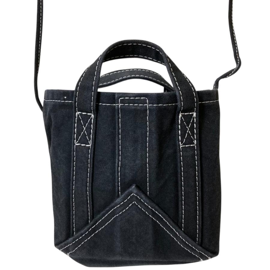 良品 ebagos エバゴス カゴ袋 かごバッグ ショルダーバッグ ブラック
