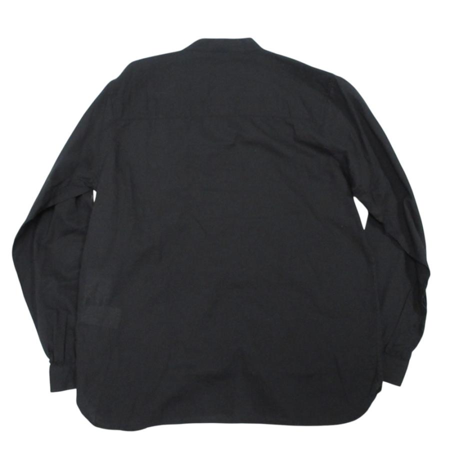 美品 SOIL ソイル フリル バンドカラー 長袖 シャツ ブラウス 1 ブラック レディース 古着 中古 USED SOIL（ソイル） 美品 フリル バンドカラー 長袖 シャツ ブラウス 1