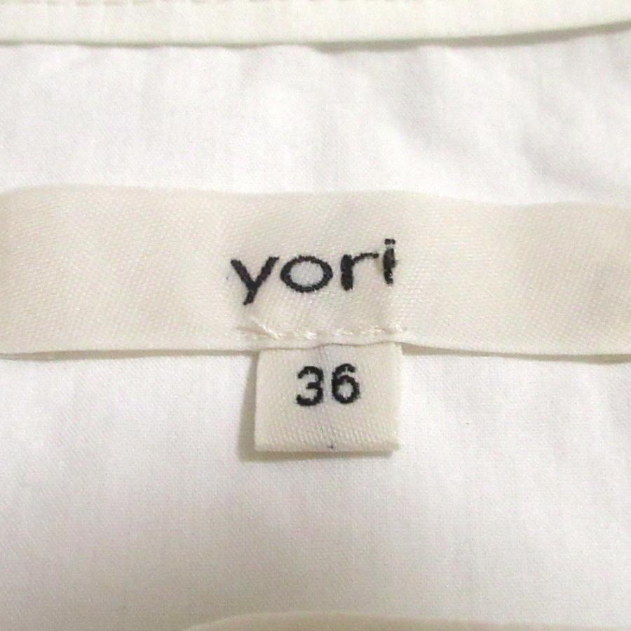 Yori 良品 ヨリ リボンタイデザインブラウス フレンチスリーブ シャツ