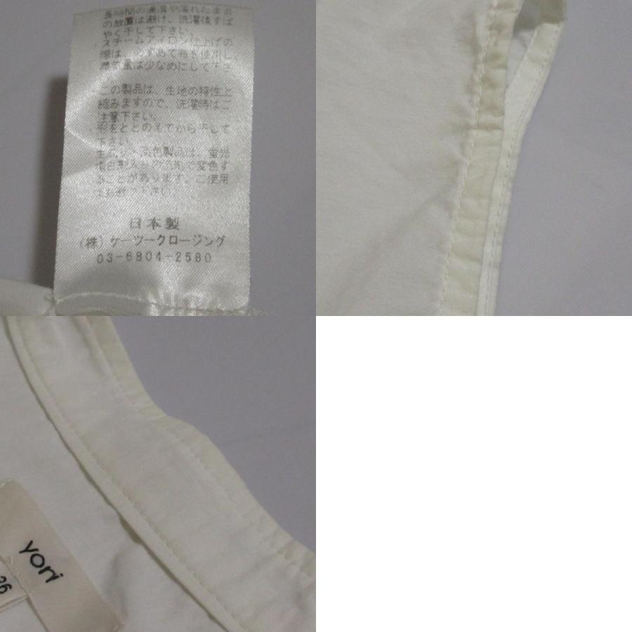 Yori 良品 ヨリ リボンタイデザインブラウス フレンチスリーブ シャツ
