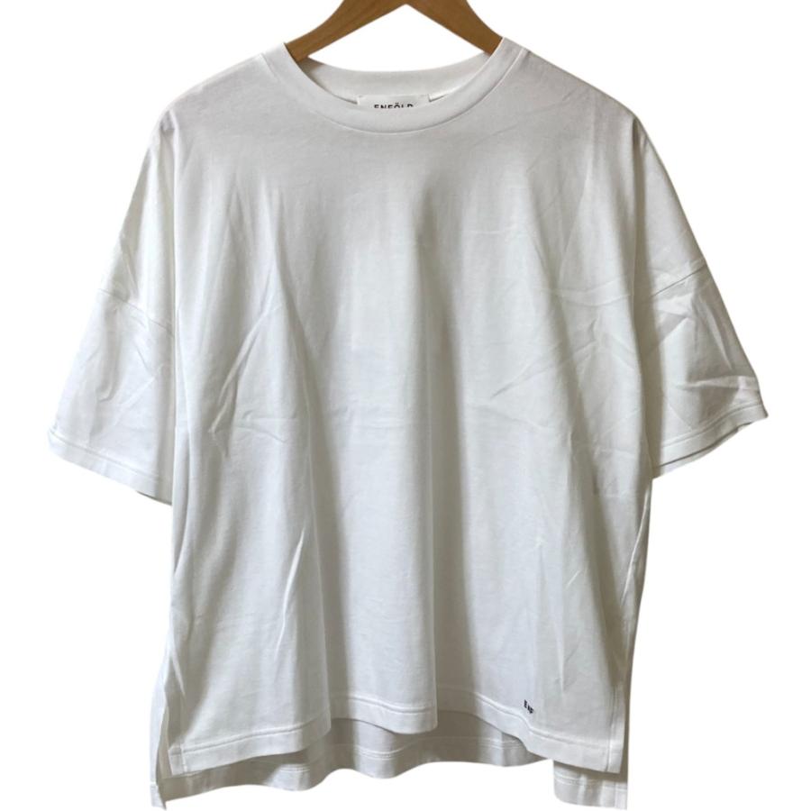 ENFOLD 未使用 25SS エンフォルド SLIT BIG T-SHIRT 半袖 Tシャツ  