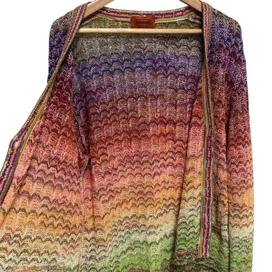 MISSONI（ミッソーニ） 美品 シェブロンボーダー グラデーションニット